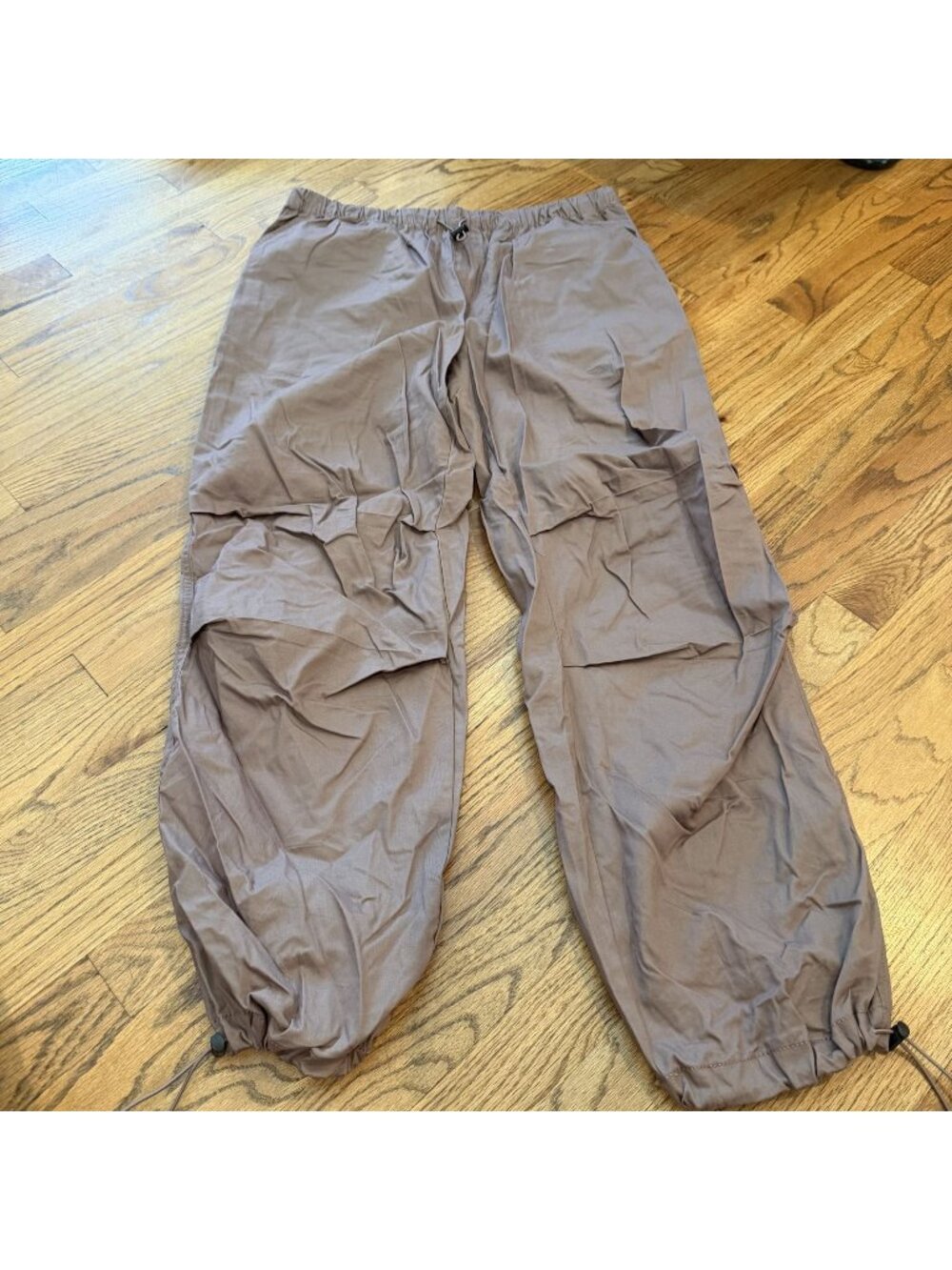 No Boundaries Womens Plum Tan Jogger Pants Medium 8/10